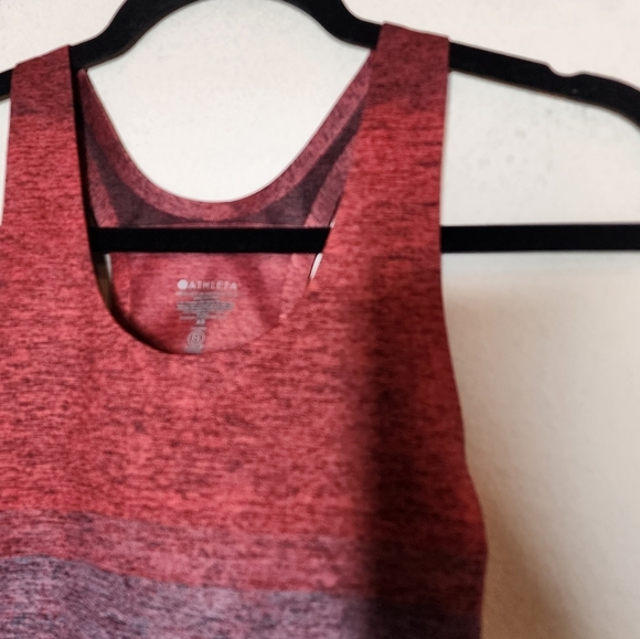 NWT Athleta Relay Tank Top Shirt Gradient Ombre Multi Red Blue Size XS - Picture 11 of 16